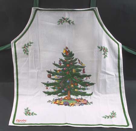 Christmas Tree Cloth Kitchen Apron