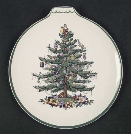 Christmas Tree Christmas Tree Bauble Plate
