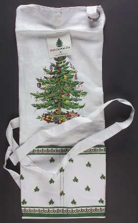 Christmas Tree 25" X 34" Cloth Kitchen Apron
