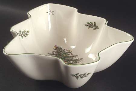 Christmas Tree 12" Tree Shaped Bowl