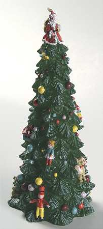 Christmas Tree Large Figural Candle Wax