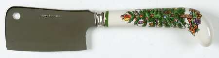 Christmas Tree Cheese Cleaver with Stainless Blade
