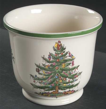 Christmas Tree 6" Cachepot