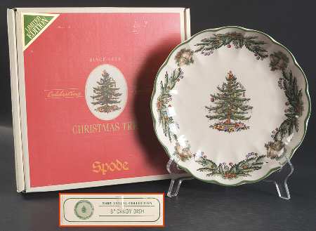 Christmas Tree 8" Annual Candy Dish