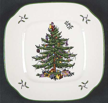 Christmas Tree Canape Plate