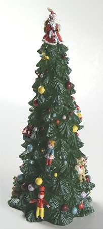 Christmas Tree Small Figural Candle Wax