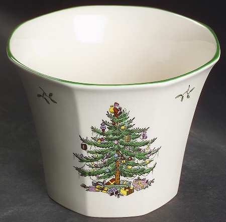 Christmas Tree 6" Cachepot