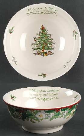 Christmas Tree 2008 Annual 6" Revere Candy Bowl
