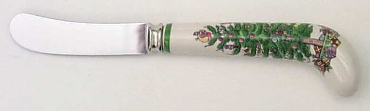 Christmas Tree Individual Canape Knife