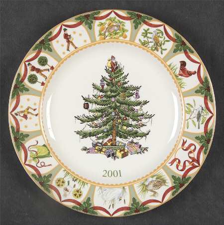 Christmas Tree 2001 Collector Plate