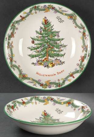Christmas Tree Millennium Child's Bowl