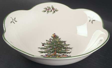 Christmas Tree 9" Daisy Bowl