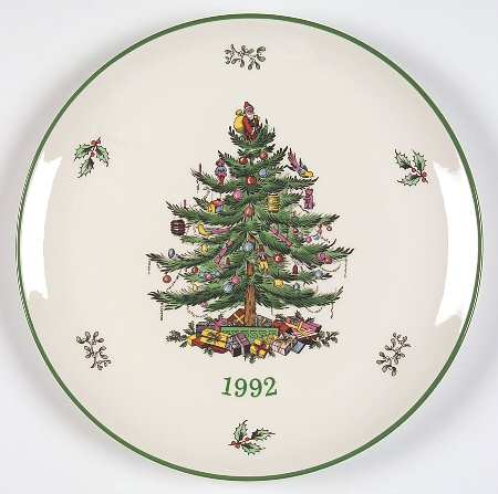 Christmas Tree 1992 Collector Plate