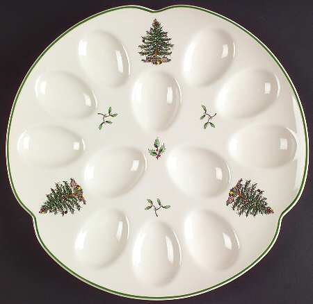 Christmas Tree Deviled Egg Plate