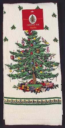 Christmas Tree Dish Towel-Cloth