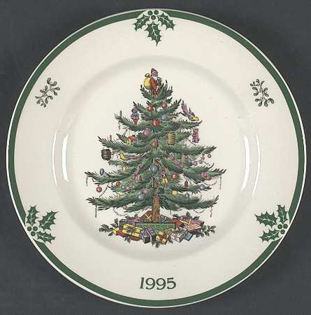 Christmas Tree 1995 Collector Plate
