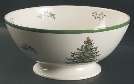 Christmas Tree Large Fruit Bowl