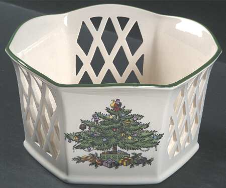 Christmas Tree Pierced Wine Bottle Coaster
