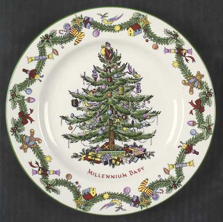 Christmas Tree Millennium Child's Plate