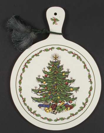 Christmas Tree Round Melamine Cutting Board