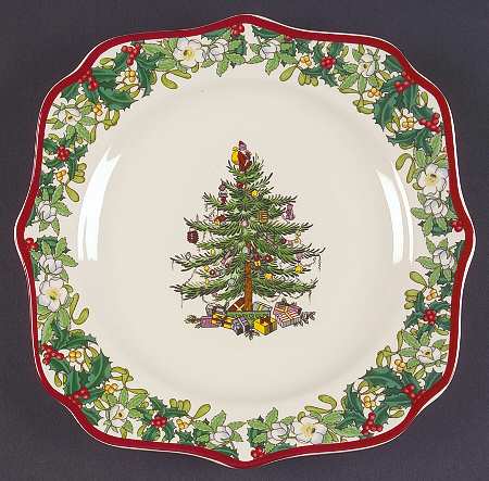 Christmas Tree Fancy Plate