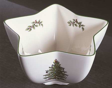 Christmas Tree Star Shaped Bowl