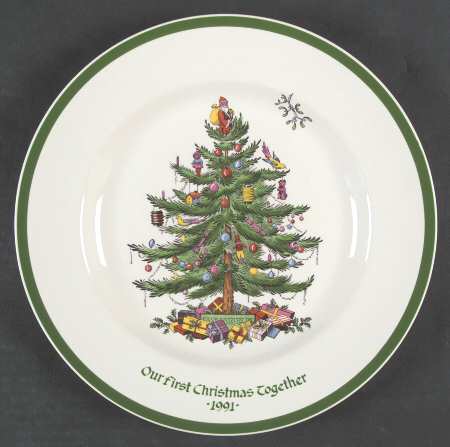 Christmas Tree 1st Christmas 1991 Collector Plate
