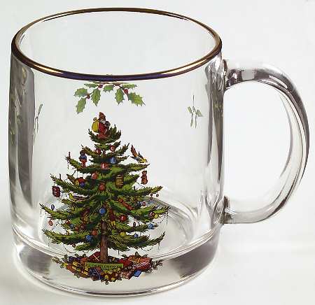 Christmas Tree Glassware Mug