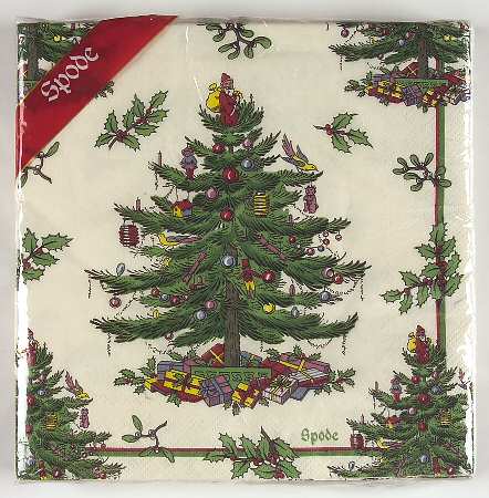 Christmas Tree Package of Paper Dinner Napkins