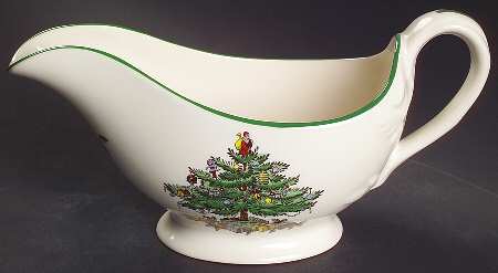 Christmas Tree Gravy Boat