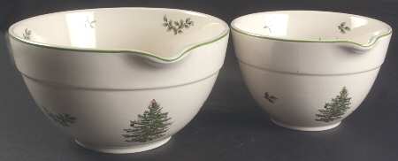 Christmas Tree Mixing Bowl-10" & 8"(Set of 2)
