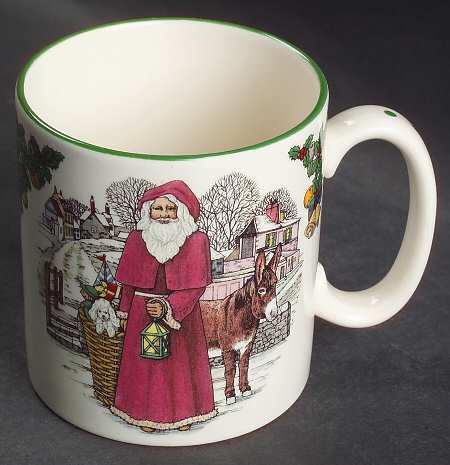 Christmas Tree Santa's  Around the World Mug