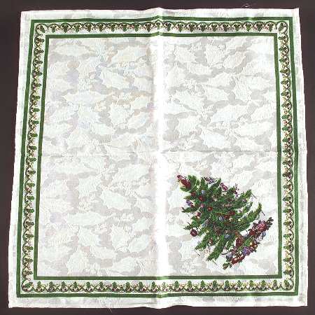 Christmas Tree 20" Cloth Napkin