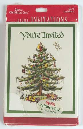 Christmas Tree (Set of 8) Paper Invitations