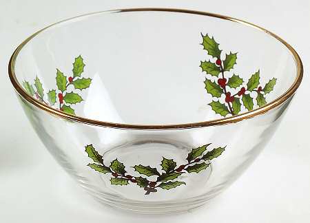 Christmas Tree Glassware Individual Salad Bowl