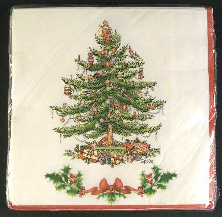 Christmas Tree Package of Paper Dinner Napkins