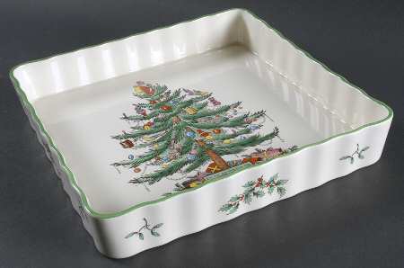 Christmas Tree Tray for 5 Piece Hors d'Oeuvres Set
