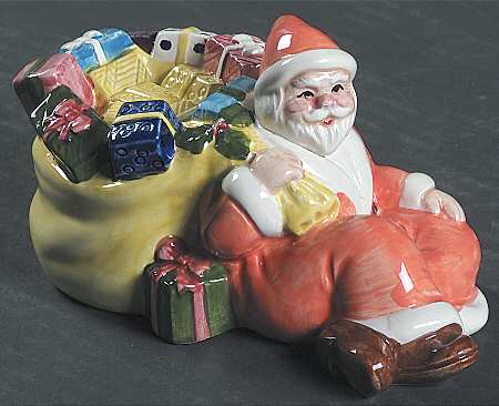 Christmas Tree Santa Votive Candleholder