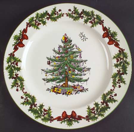 Christmas Tree Service Plate (Charger)