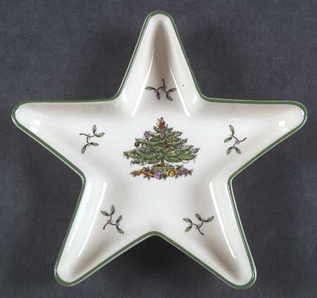 Christmas Tree Small Star Shaped Dish