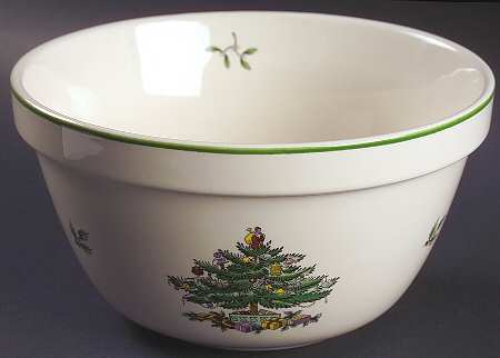 Christmas Tree 8" Round Serving Bowl