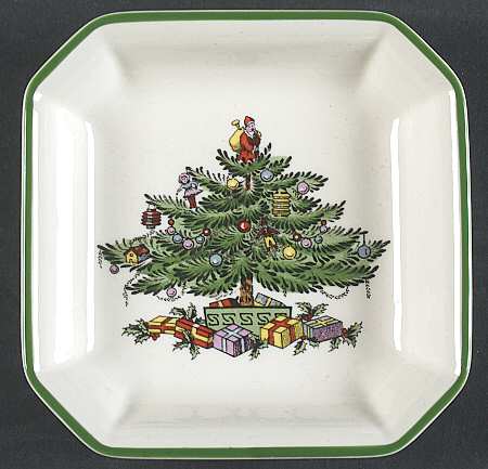 Christmas Tree Square Tray