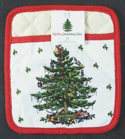 Christmas Tree Cloth Potholder