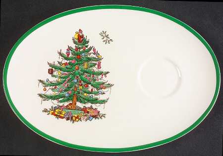 Christmas Tree Snack Plate