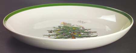 Christmas Tree 11" Pasta Serving Bowl