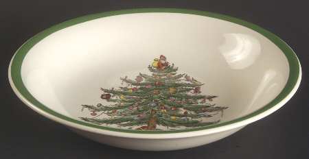 Christmas Tree Coupe Soup Bowl