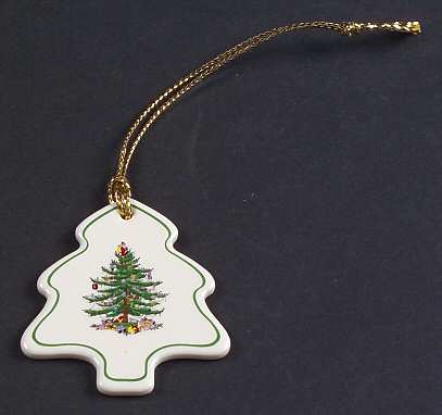Christmas Tree Ornaments Noel - Mini Flat Tree - No Box