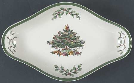 Christmas Tree 10" Pickle Dish