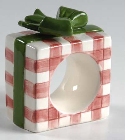 Christmas Tree Figural Napkin Ring