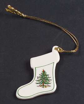 Christmas Tree Ornaments Joy - Mini Flat Stocking - No Box